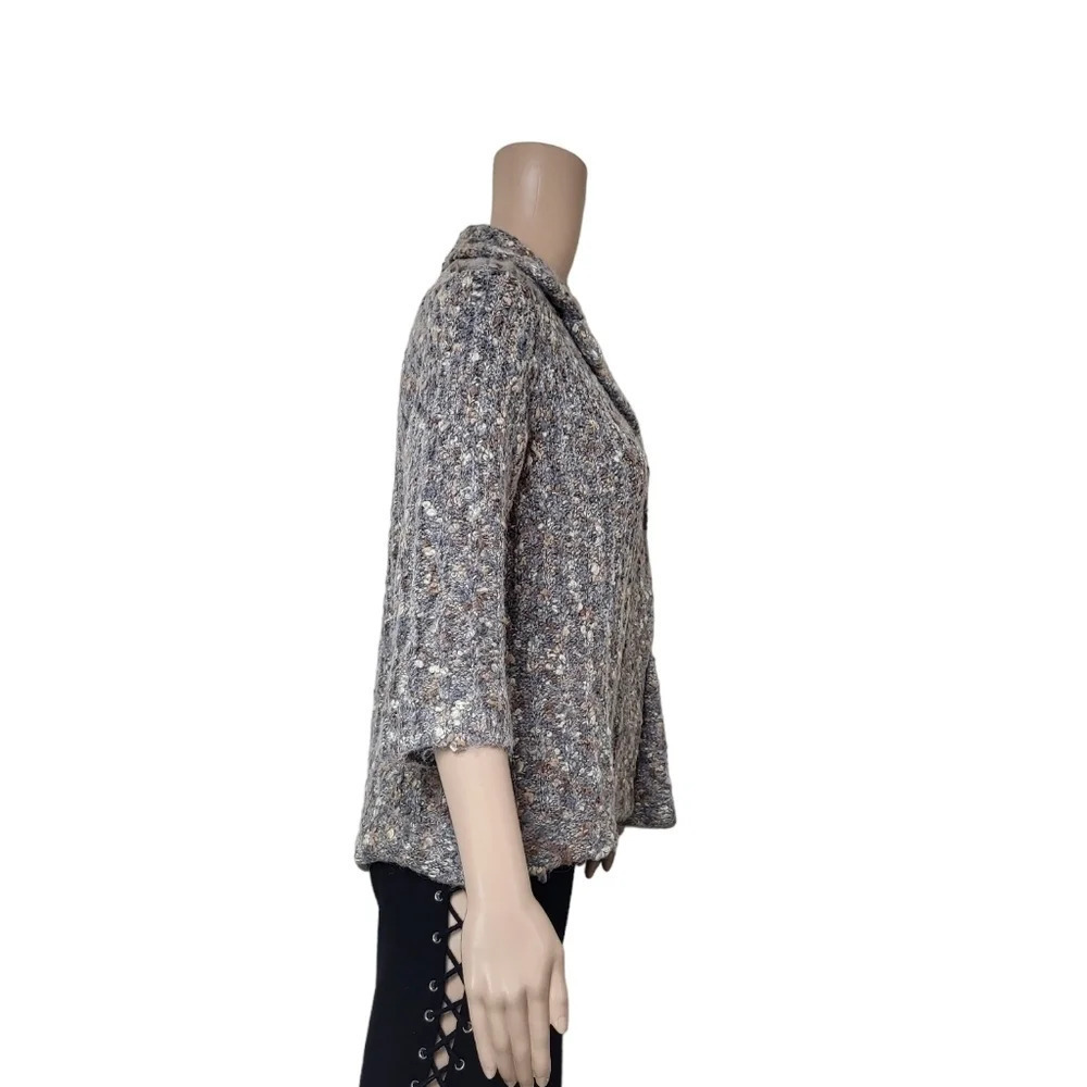 Marisa Christina chunky knit cardigan sweater - Picture 2 of 4